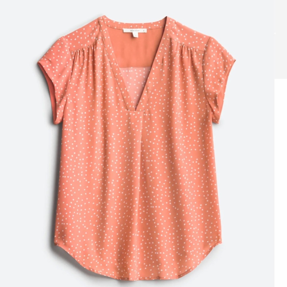 Fun2Fun pink and white blouse